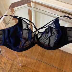 Elomi Navy Blue Underwire Bra UK 36 G US 36 I